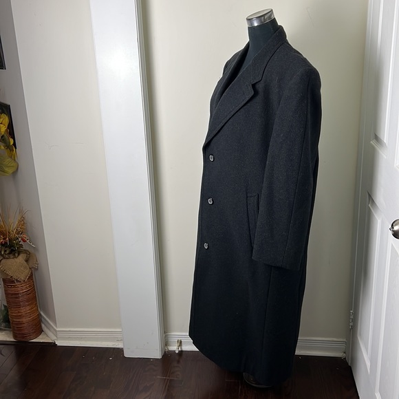 Cigliano Vintage Italy Made Boyfriend Outerwear Trench SlouchCoat OversizedLarge - Picture 3 of 14